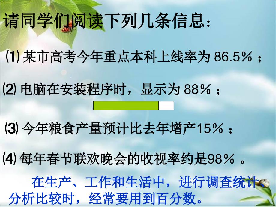 六年级数学《百分数的意义和写法》PPT课件_第2页