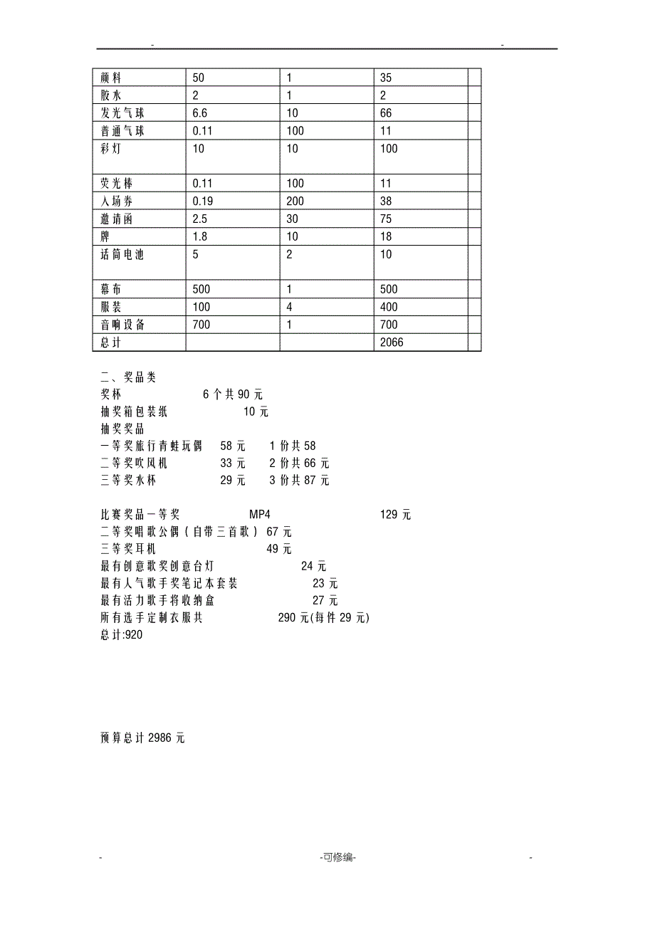 校园好声音策划案_第4页