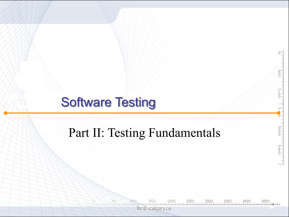 软件测试技术：Part II Testing Fundamentals_第1页