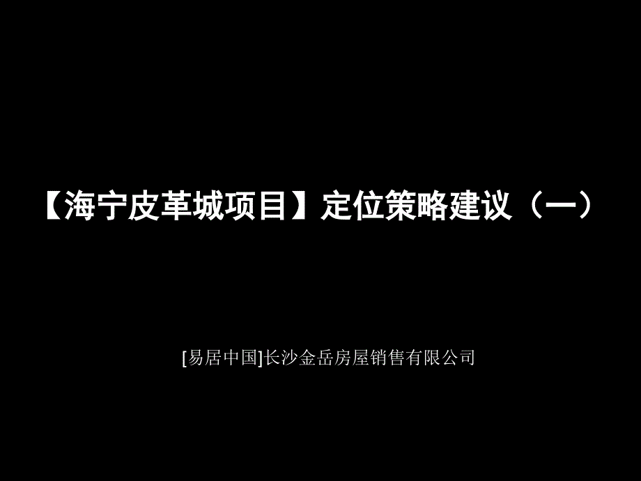 783802349易居中国海宁皮革城项目定位策略建议一_第1页