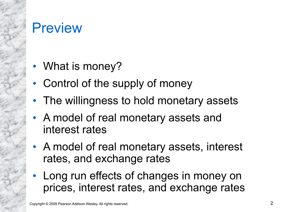 国际经济学英文课件：ch14 Money, Interest Rates, and Exchange Rates_第2页