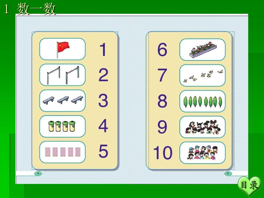 人教版小学数学第一册电子教ppt_第3页