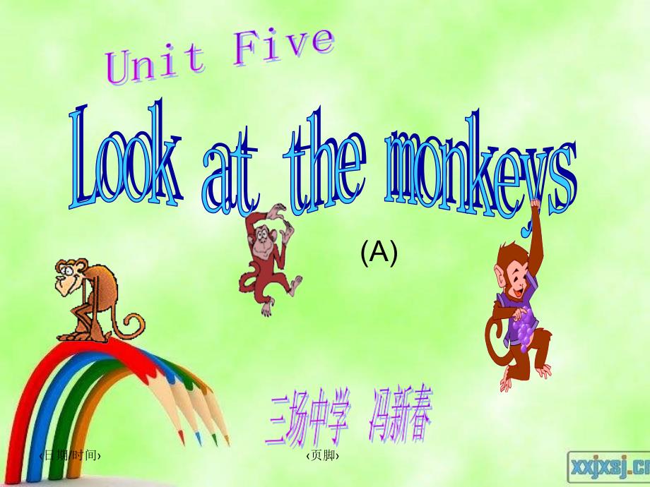 小学英语PEP人教版五年级下册Look At the onkeysppt课件1_第1页