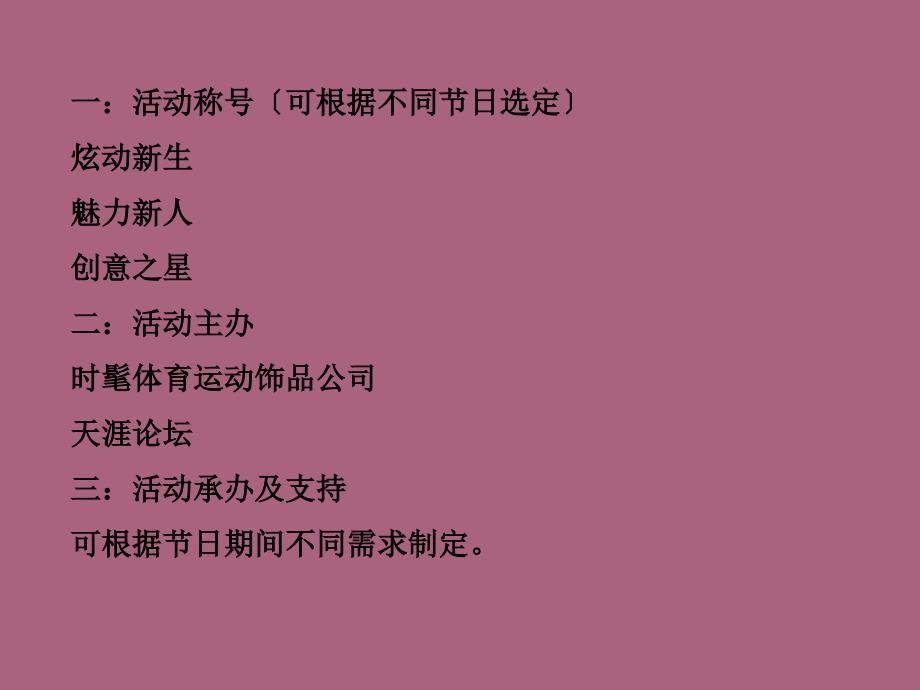 网站营销活动策划方案ppt课件_第2页