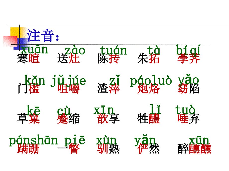 人教版高中语文必修三第一单元第2课《祝福》教学课件（34张）(共34张PPT)_第4页