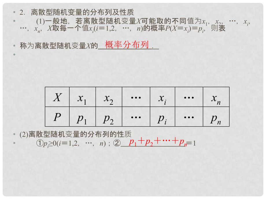 江苏省南通市海安县实验中学高中数学 2.1离散型随机变量及其分布课件 新人教A版选修23_第3页