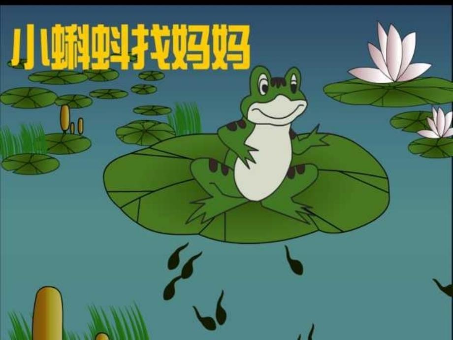 人教版一年级语文下册《小蝌蚪找妈妈》课件PPT