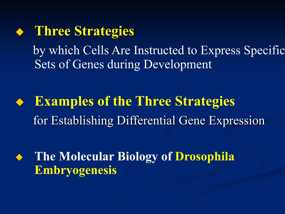 分子生物学课件：ch18 Gene Regulation during Development_第2页