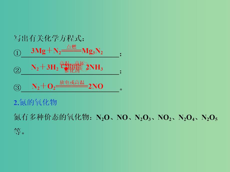 2019版高考化学一轮复习第四章非金属及其重要化合物第四讲氮及其重要化合物课件.ppt_第4页