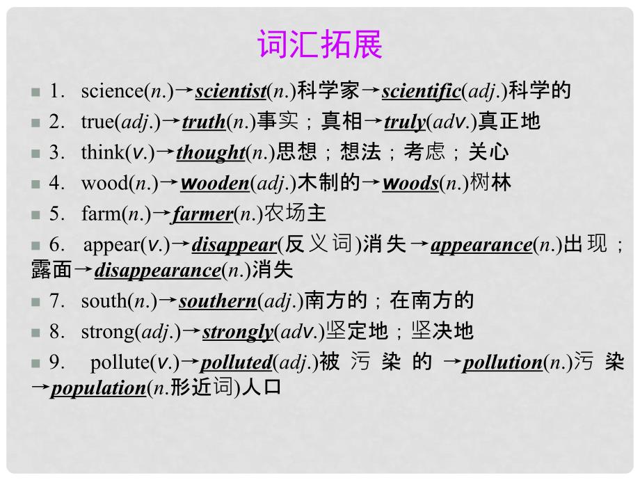 中考英语 九年级Units 1315（考点精讲+考点跟踪突破+13年中考试题示例）课件 人教新目标版_第2页