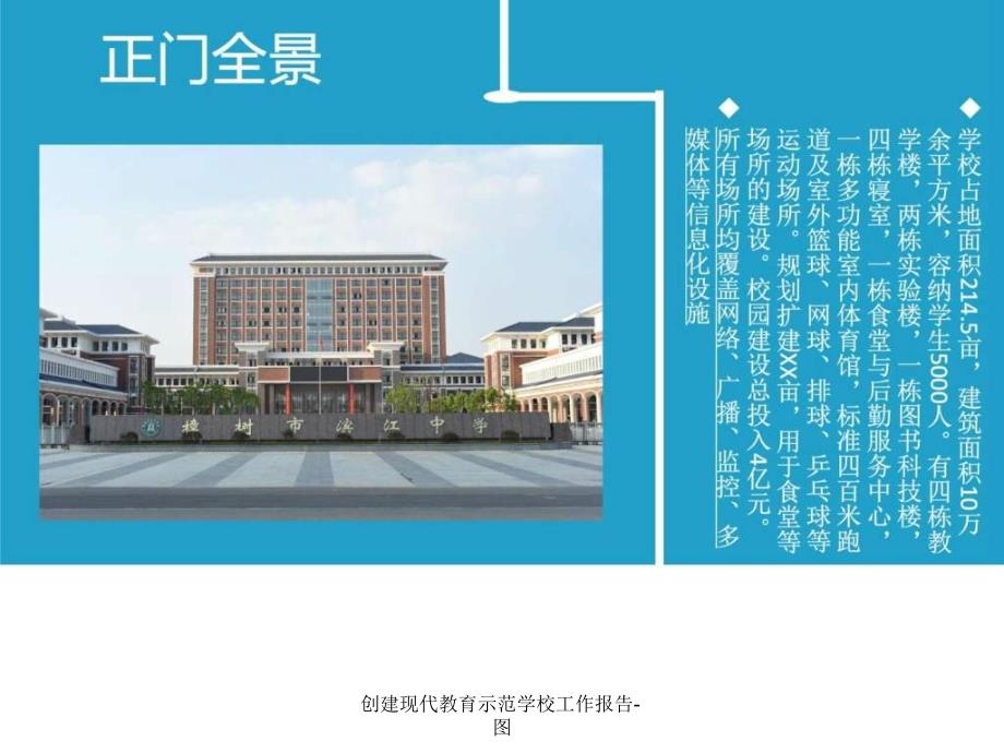 创建现代教育示范学校工作报告图课件_第3页