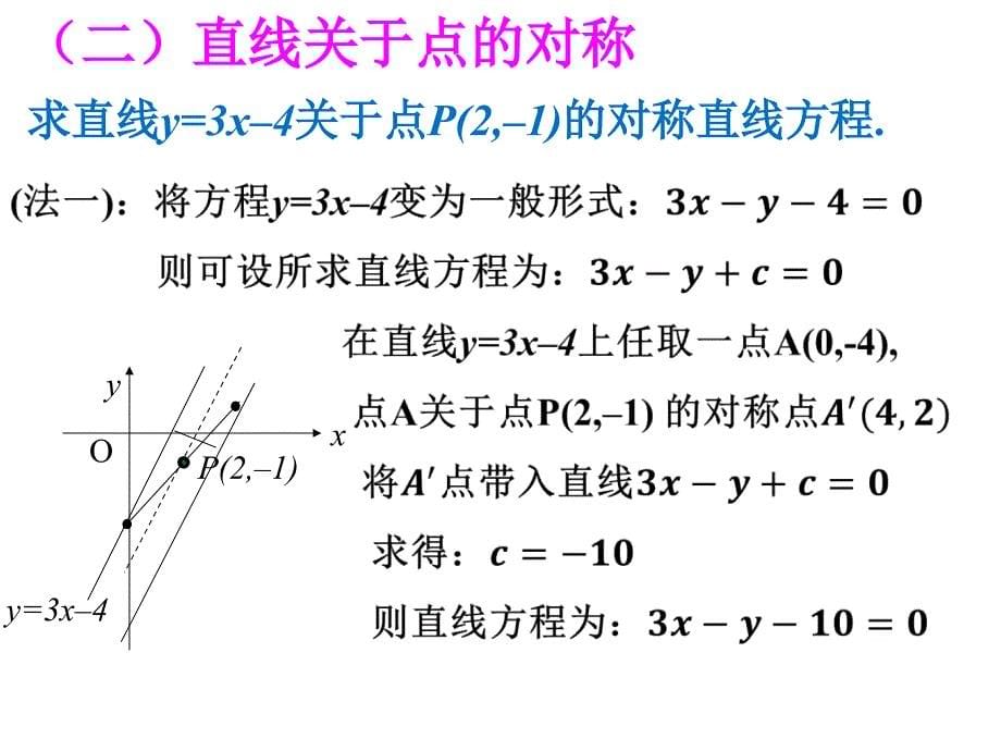 直线方程中的对称问题_第5页