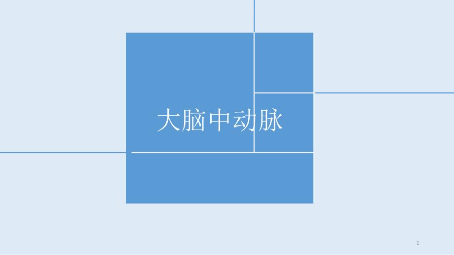 医学课件大脑中动脉解剖及临床_第1页