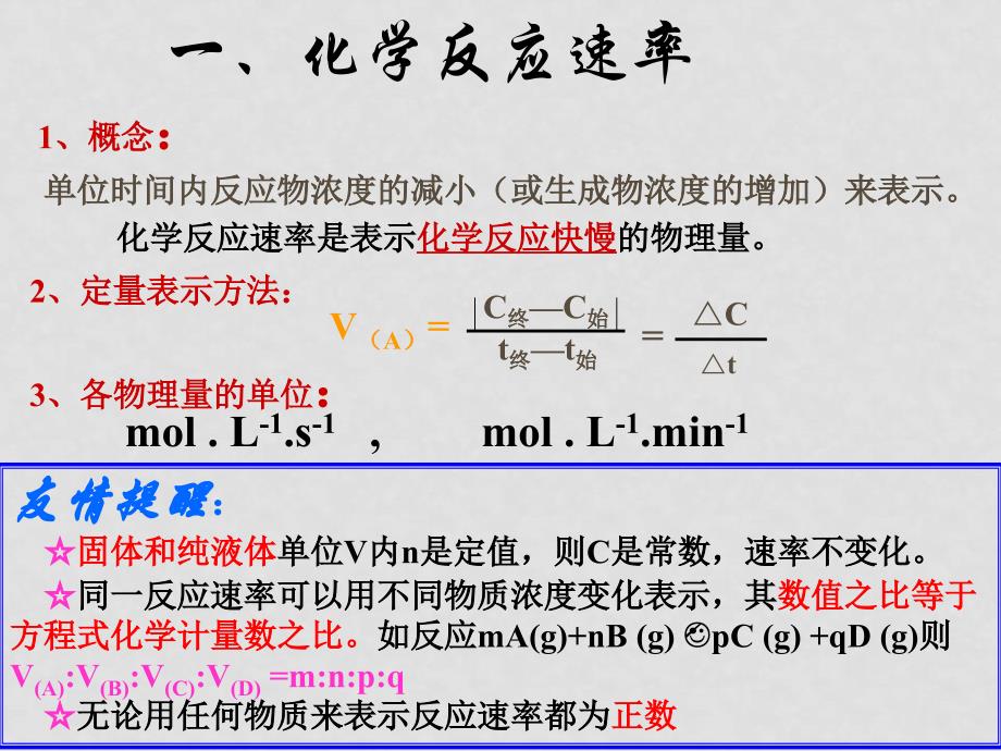 高三化学第二轮专题复习：《化学反应速率》课件_第3页