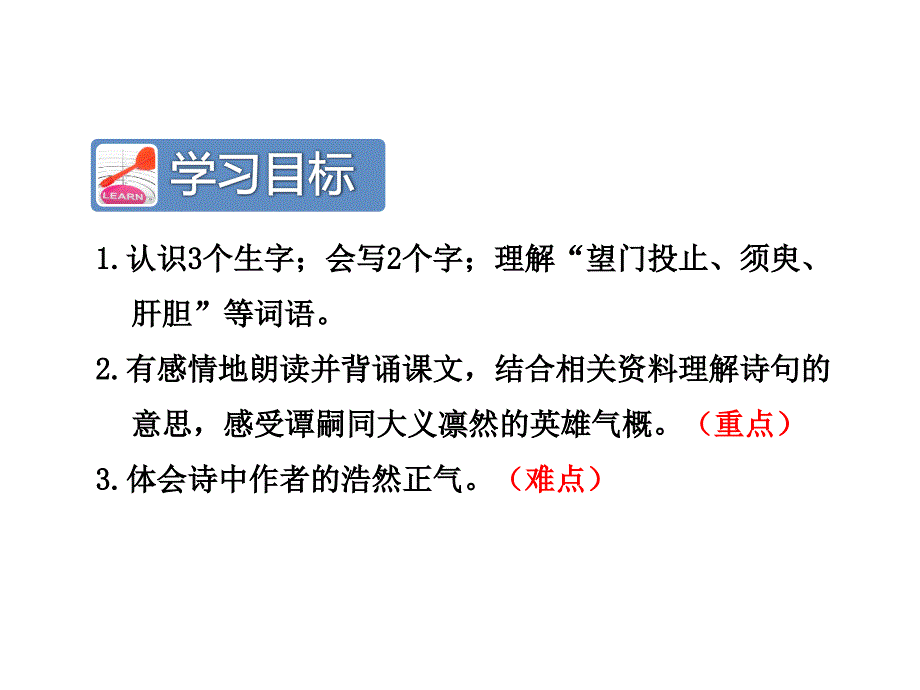 长春版六年级上语文ppt课件-3.狱中题壁_第4页