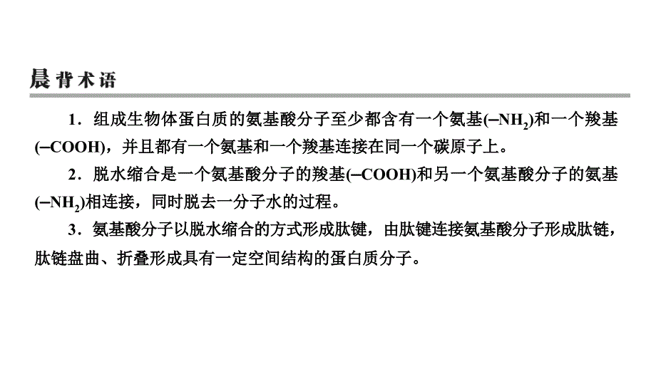 高考生物一轮复习精美资料必修1第1单元第3讲生命活动的主要承担者蛋白质ppt课件_第3页