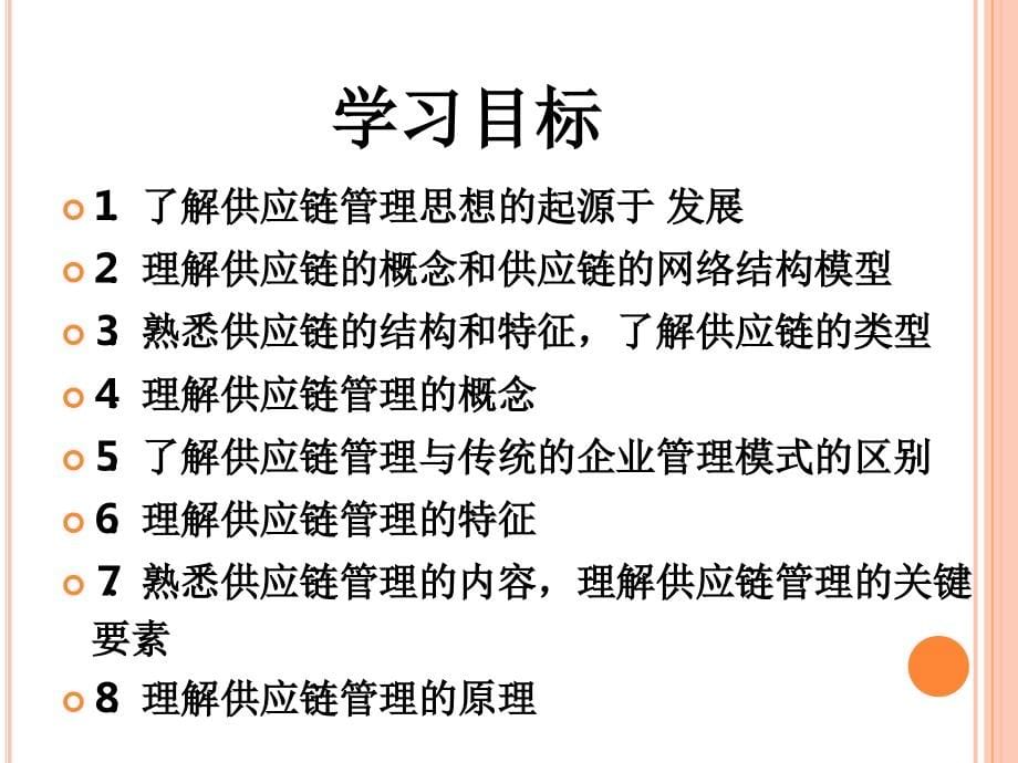 供应链管理刘小卉编著课件全套课件完整版ppt教学教程最新最全_第5页