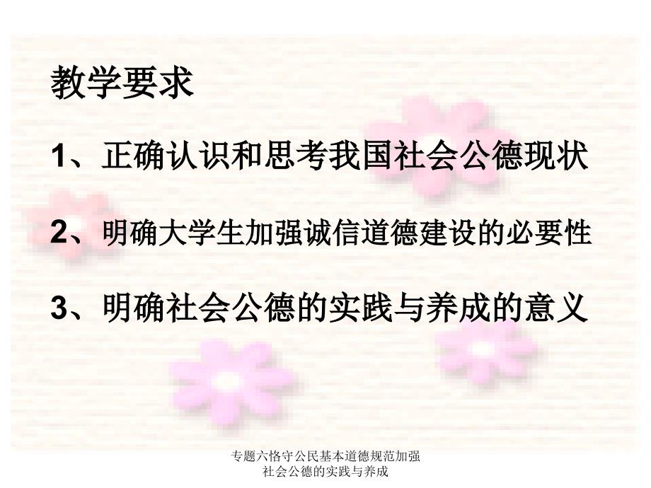 专题六恪守公民基本道德规范加强社会公德的实践与养成课件_第3页