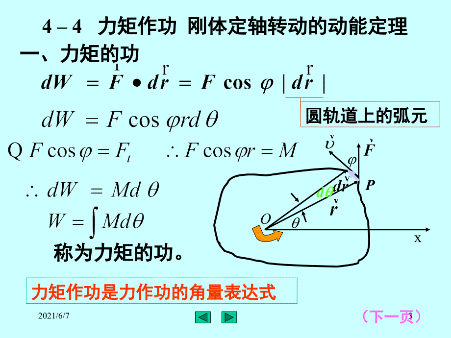 4.3、力矩作功、转动动能PPT课件_第3页