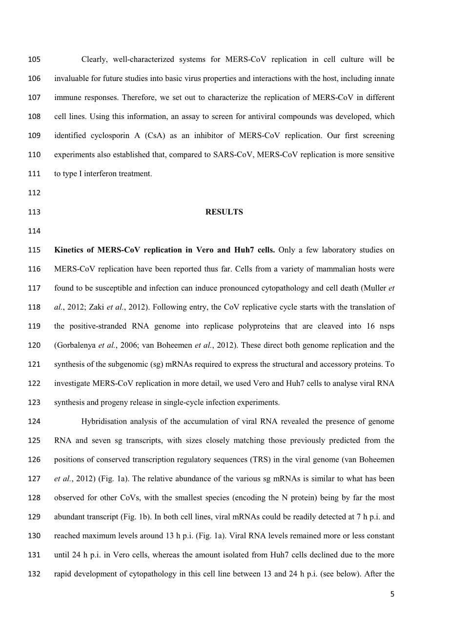 【病毒外文文献】2013 MERS-coronavirus replication induces severe in vitro cytopathology and is strongly inhibited by cyclosporin A or in_第5页