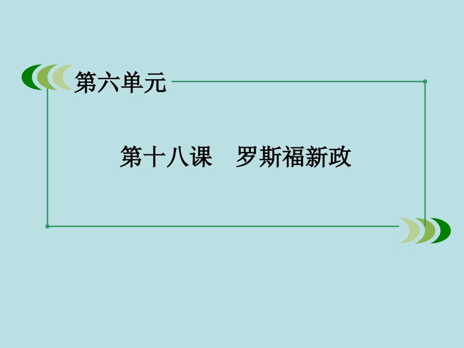 人教版高中历史必修二第18课罗斯福新政ppt课件_第1页