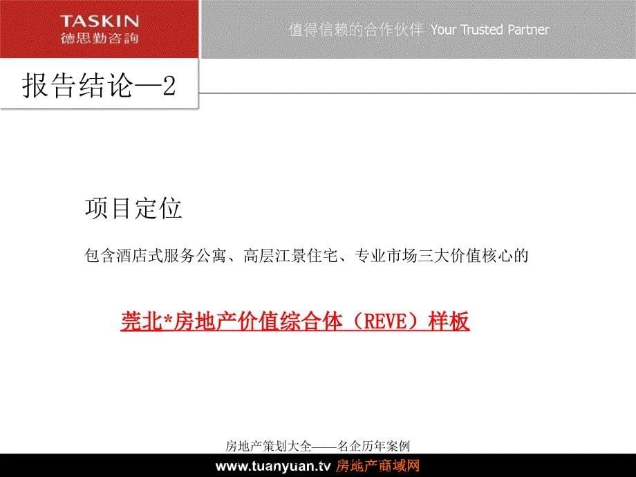 【住宅地产营销策划】德思勤东莞市中环石龙西湖项目前期策划思路_第5页