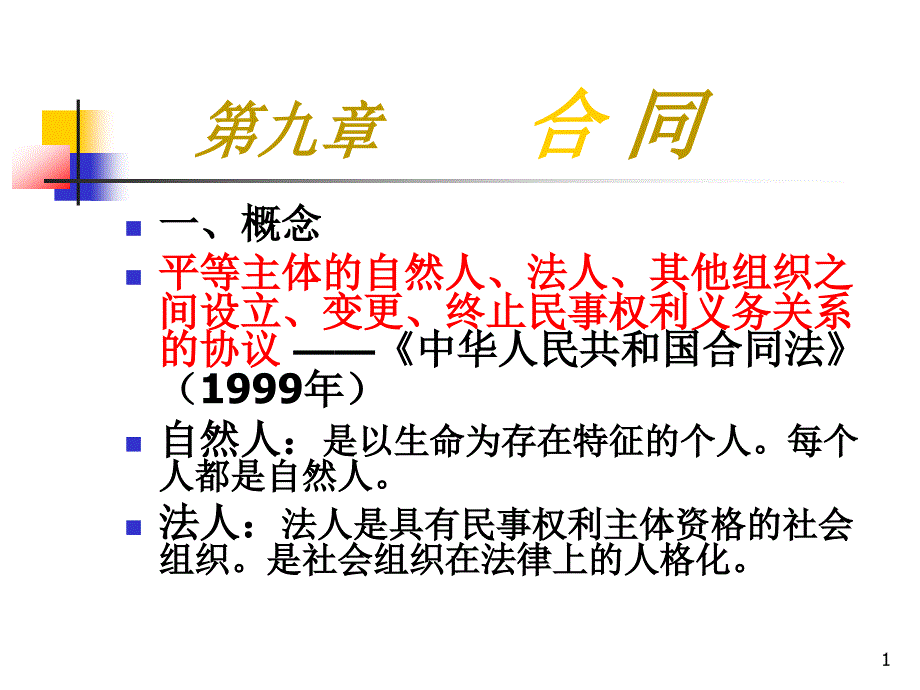 合同-应用文写作ppt课件_第1页