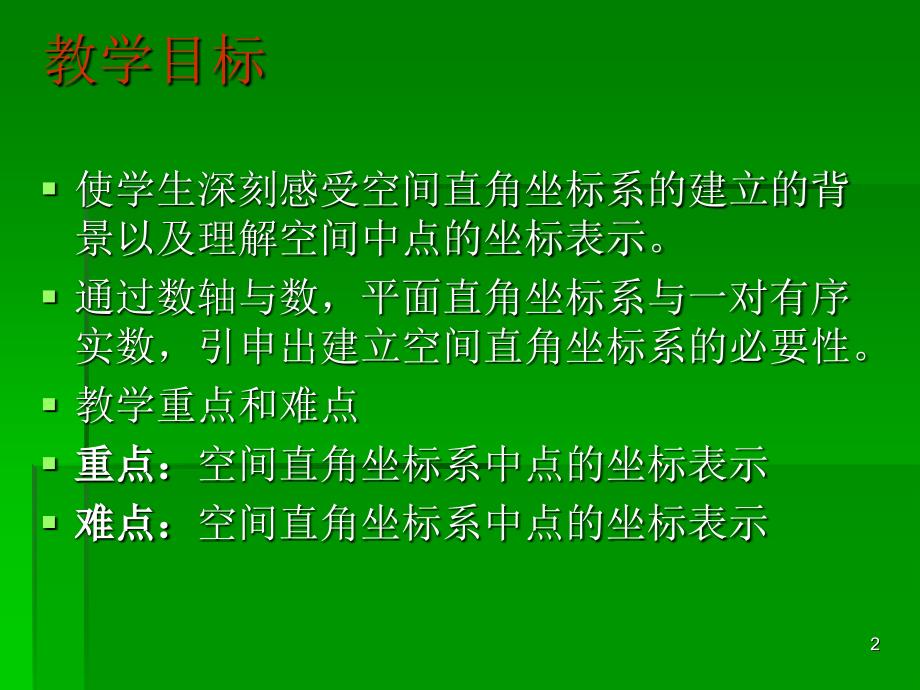 空间直角坐标系课件新人教A版必修2_第2页