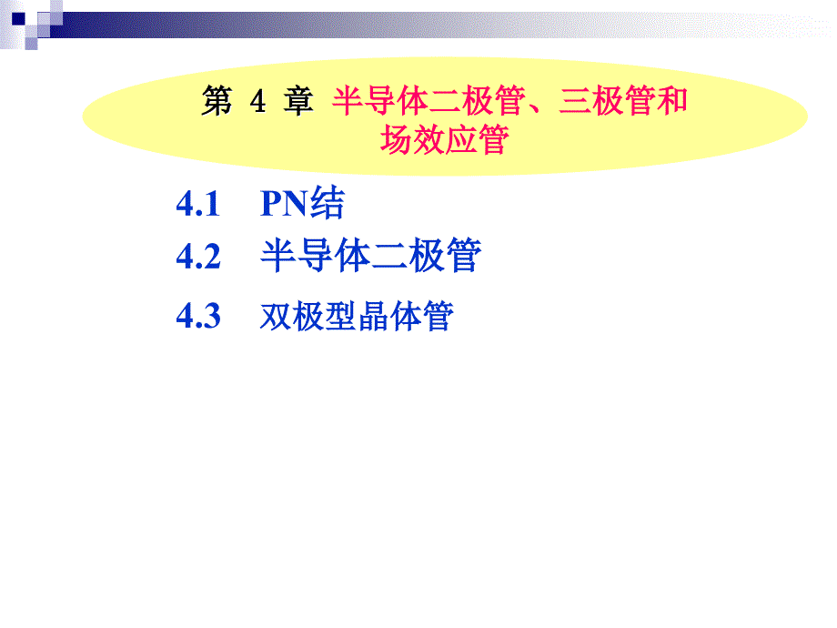 第4章半导体二极管三极管和场效应管_第1页