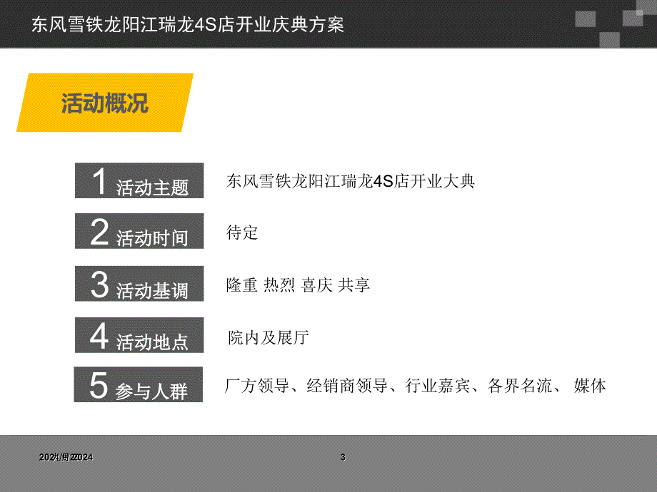 东风雪铁龙阳江瑞龙4S店开业活动方案素材课件_第3页