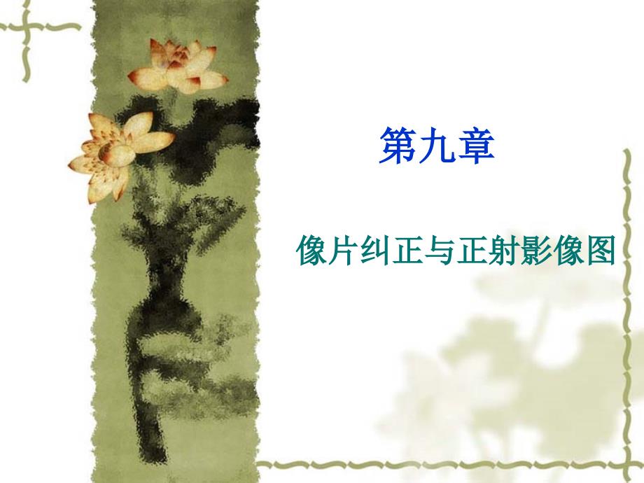 像片纠正与正射影像_第1页