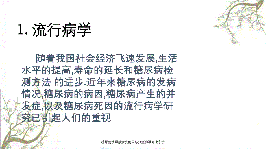 糖尿病视网膜病变的国际分型和激光北京讲_第3页