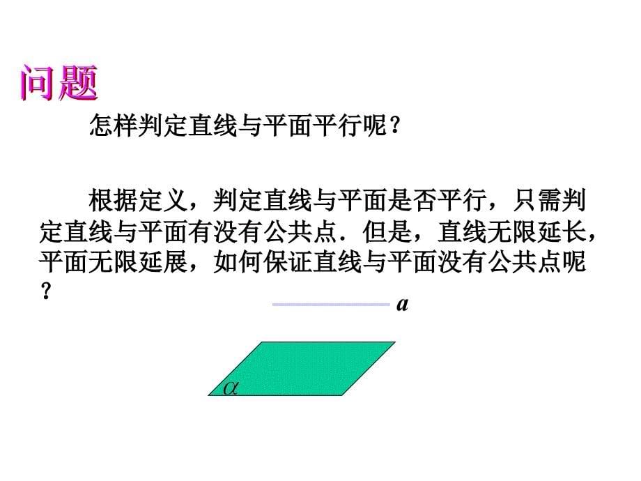 9.3-直线和平面平行定稿课件_第5页