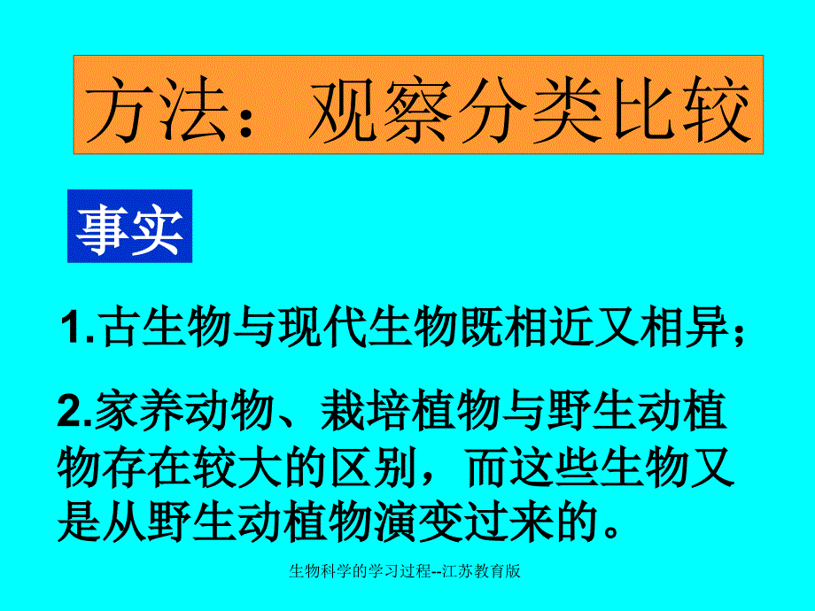 生物科学的学习过程江苏教育版课件_第4页