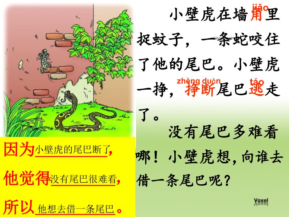 小壁虎借尾巴(优秀课件)_第3页