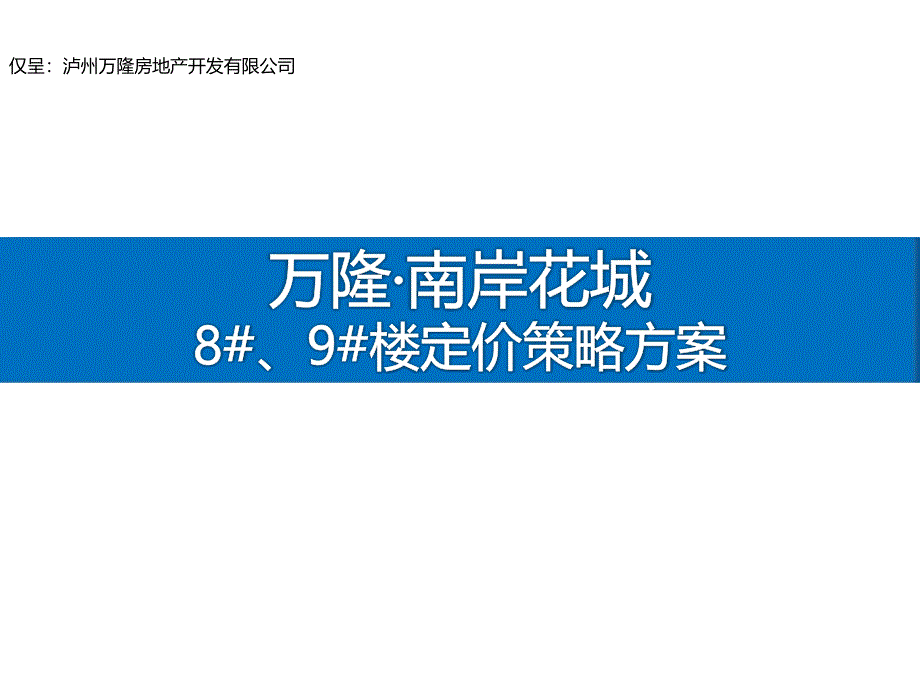 房地产定价策略方案_第1页