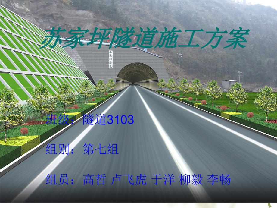 苏家坪隧道施工方案_第1页