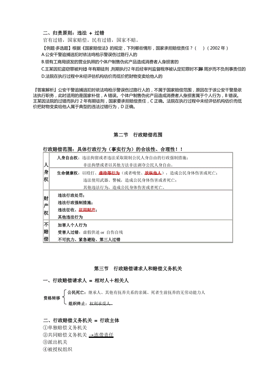 国家赔偿法整理讲义_第3页