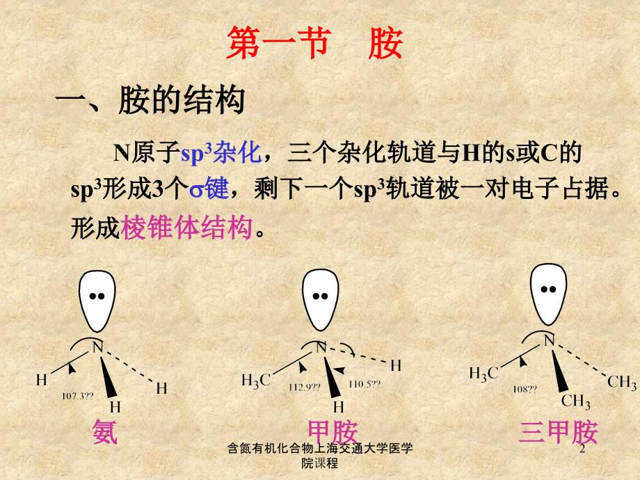 含氮有机化合物上海交通大学医学院课程课件_第2页