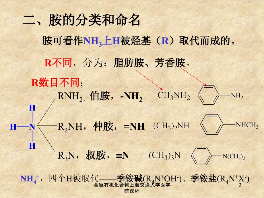 含氮有机化合物上海交通大学医学院课程课件_第3页