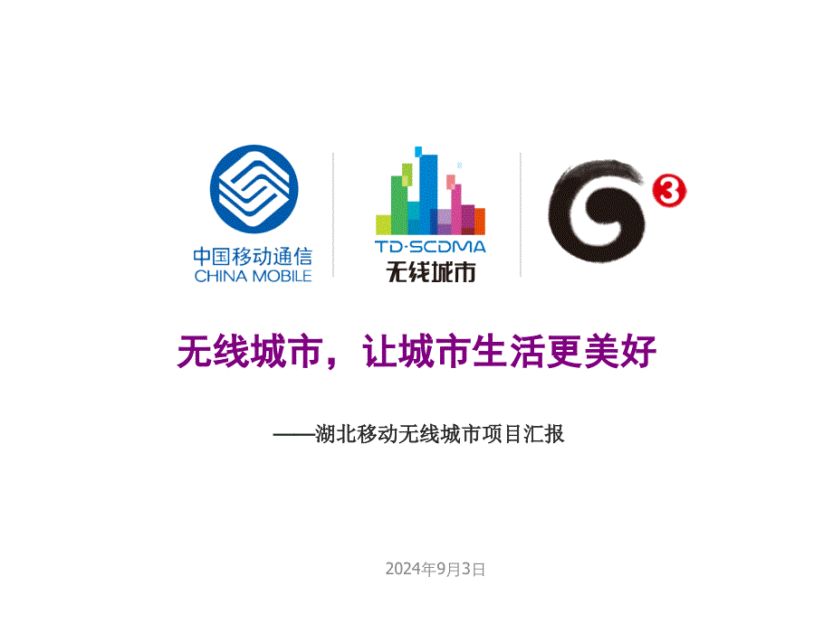 湖北移动无线城市项目汇报_第1页