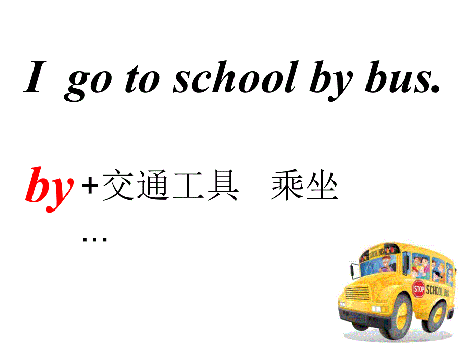 PEP六年级上册课件unit1_How_do_you_go_there__A_let’s_learn_第3页