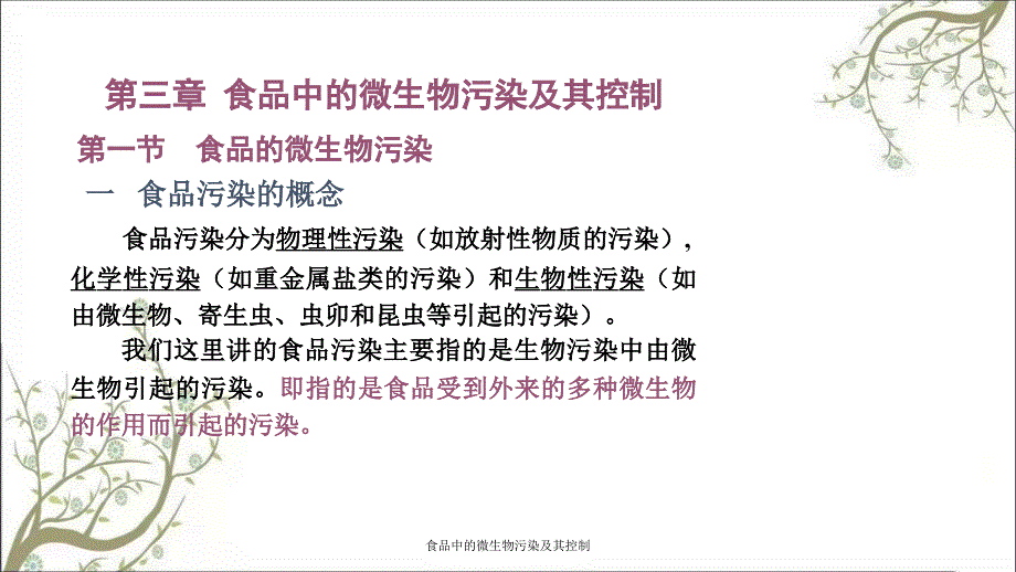 食品中的微生物污染及其控制课件_第2页