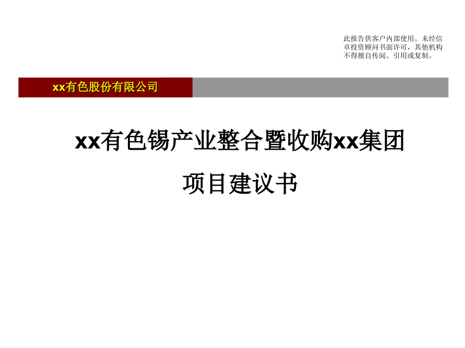 某集团项目工作计划建议书_第1页