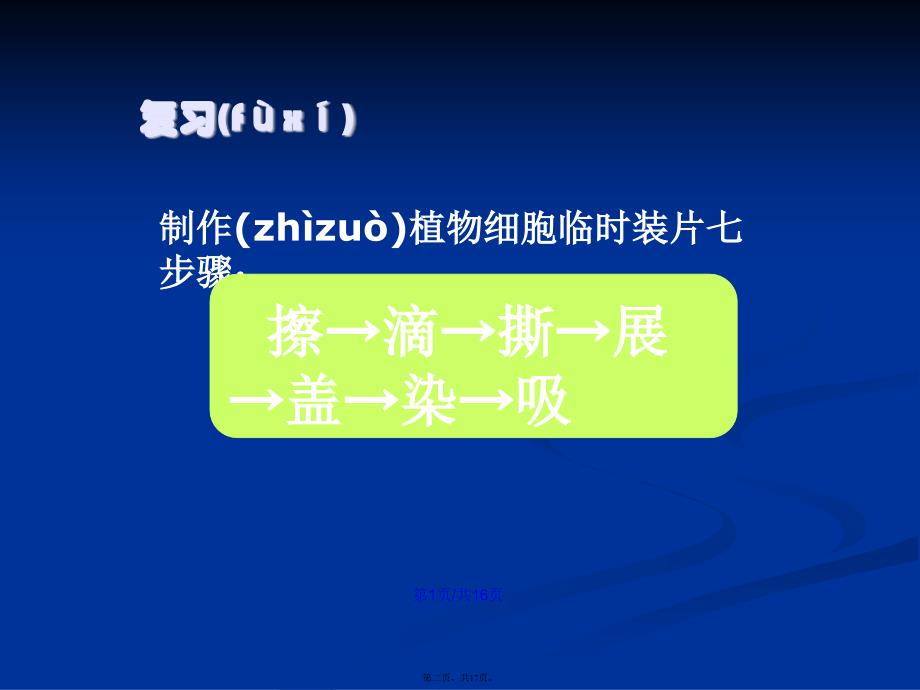 七年级上册动物细胞学习教案_第2页