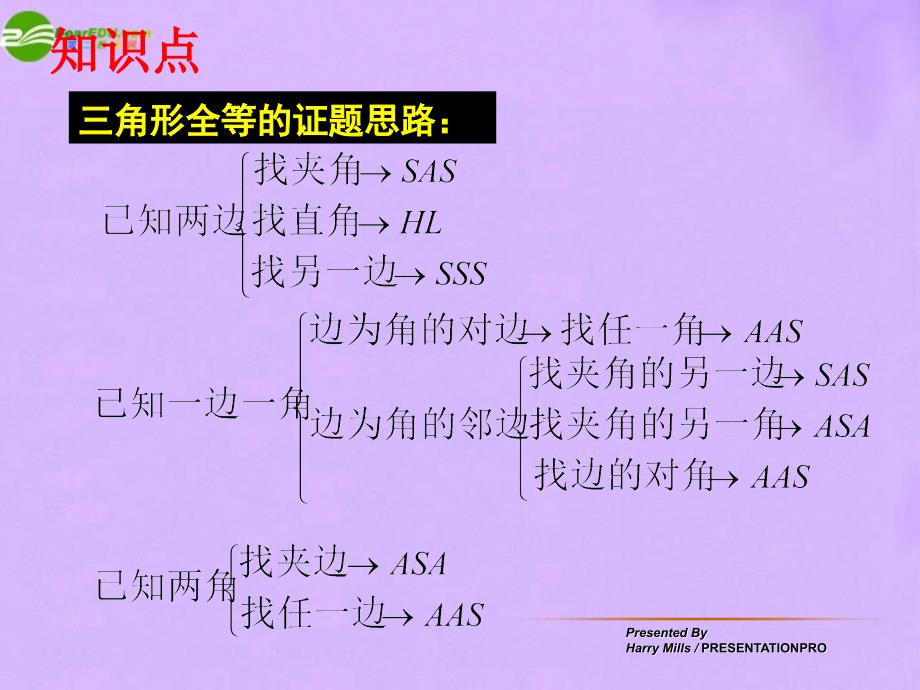 最新八年级数学下册第19章全等三角形复习课件华东师大版课件_第2页