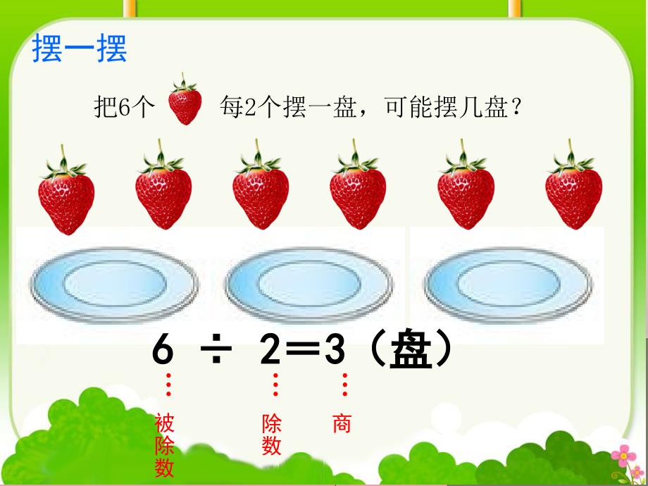 2015年二年级下册《有余数的除法》公开课课件_第2页