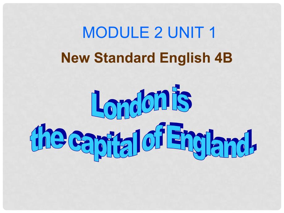 四年级英语下册MODULE2 unit1课件 外研版_第1页