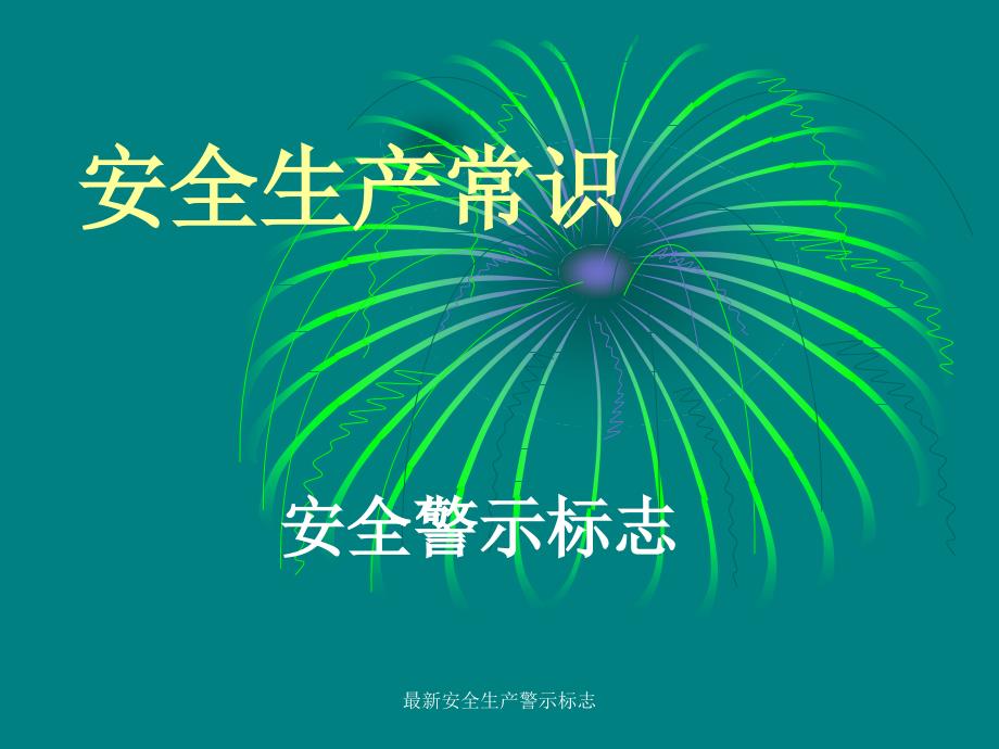 最新安全生产警示标志_第1页