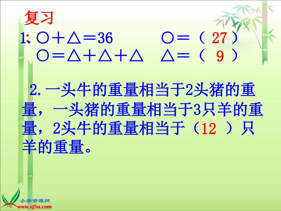 苏教版数学六年级上册解决问题的策略假设PPT_第3页